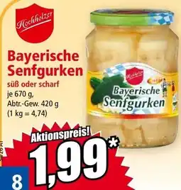 Norma Bayerische senfgurken Angebot