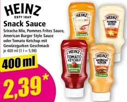 Norma Heinz snack sauce Angebot