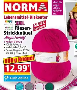 Norma Xxl riesen strickknäuel Angebot