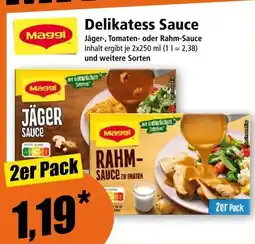 Norma Delikatess sauce Angebot