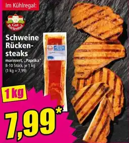 Norma Schweine rücken steaks Angebot