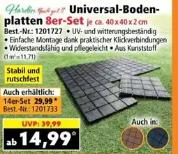 Norma Universal boden platten Angebot