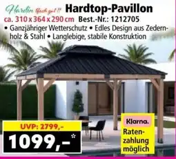 Norma Hardtop pavillon Angebot
