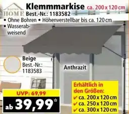 Norma Klemmmarkise Angebot