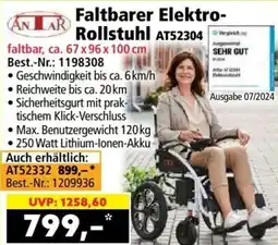 Norma Faltbarer elektro rollstuhl at52304 Angebot