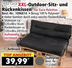 Norma Bella casa xxl outdoor sitz und rückenkissen Angebot
