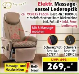 Norma Elektr massage sessel lederoptik Angebot