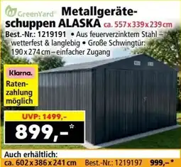 Norma Greenyard metallgeräte schuppen alaska Angebot