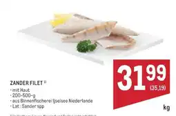 Metro ZANDER FILET Angebot
