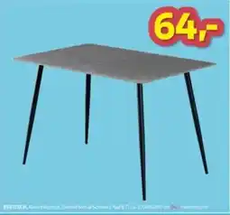 Möbelix ES-STISCH, Keramikplatte, Gestell Metall Schwarz Angebot