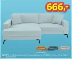 Möbelix ECKSOFA, Cord Hellblau Angebot