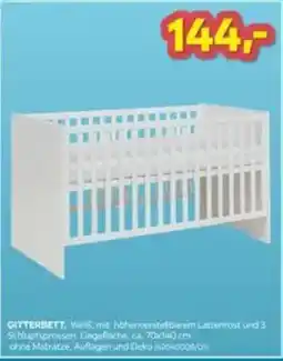 Möbelix GITTERBETT, Weiß Angebot