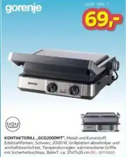 Möbelix gorenje KONTAKTGRILL GCG2000MT Angebot