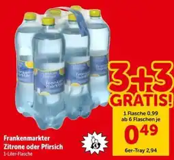 Interspar Frankenmarkter Zitrone oder Pfirsich Angebot