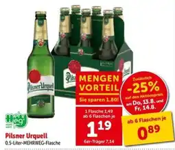 Interspar Pilsner Urquell Angebot