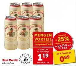 Interspar Birra Moretti Angebot