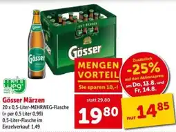 Interspar Gösser Märzen Angebot