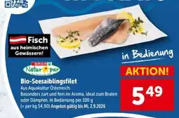 Interspar SPAR Natur pur Bio-Seesaiblingsfilet Angebot