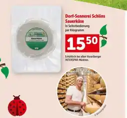 Interspar Dorf-Sennerei Schlins Sauerkäse Angebot