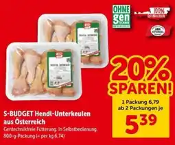 Interspar S-BUDGET Hendl-Unterkeulen Angebot