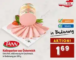 Interspar TANN Kalbspariser aus Österreich Angebot