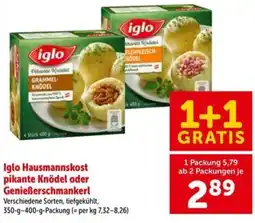 Interspar Iglo Hausmannskost pikante Knödel Angebot