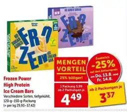 Interspar Frozen Power High Protein Ice Cream Bars Angebot