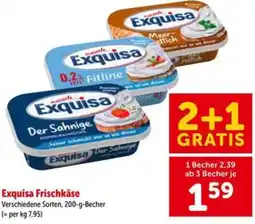 Interspar Exquisa Frischkäse Angebot