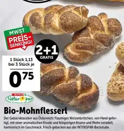 Interspar Bio-Mohnflesslerl Angebot