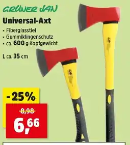 Thomas Philipps Grüner Jan Universal-Axt Angebot