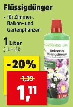 Thomas Philipps Grüner Uni Universal Flüssigdünger Angebot