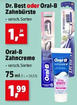 Thomas Philipps Dr. Best oder Oral-B Zahnbürste Angebot