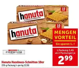 Interspar Hanuta Haselnuss-Schnitten Angebot