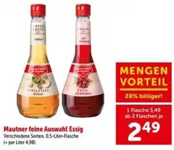Interspar Mautner feine Auswahl Essig Angebot