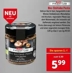 Interspar Spar Premium Bio-Shiitake-Pesto Angebot