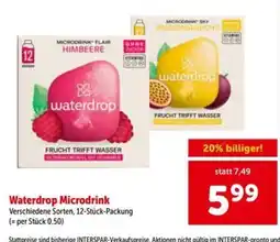 Interspar Waterdrop Microdrink Angebot