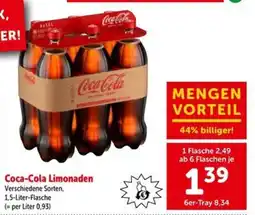 Interspar Coca-Cola Limonaden Angebot