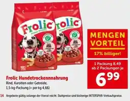 Interspar Frolic Hundetrockennahrung Angebot