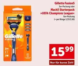 Interspar Gillette Fusion5 Angebot