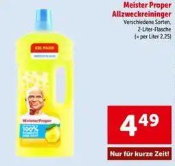 Interspar Meister Proper Allzweckreiniger Angebot