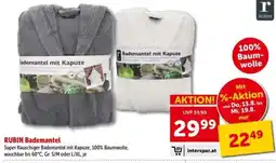 Interspar RUBIN Bademantel Angebot