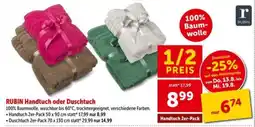 Interspar RUBIN Handtuch oder Duschttuch Angebot