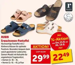 Interspar Rubin Erwachsenen-Pantoffel Angebot