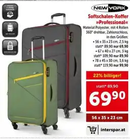 Interspar New York Softschalen-Koffer »Professional« Angebot
