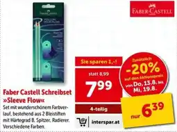 Interspar Faber Castell Schreibset »Sleeve Flow« Angebot