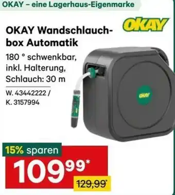 OKAY Wandschlauchbox Automatik