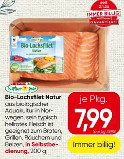 Spar Bio-Lachsfilet Natur Angebot