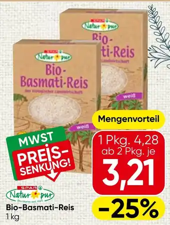 Natur pur Bio-Basmati-Reis