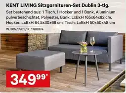 Lagerhaus Graz Land KENT LIVING Sitzgarnituren-Set Dublin 3-tlg. Angebot