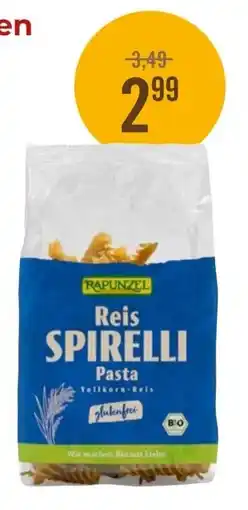 Martin Reformstark Rapunzel Reis Spirelli Pasta Angebot